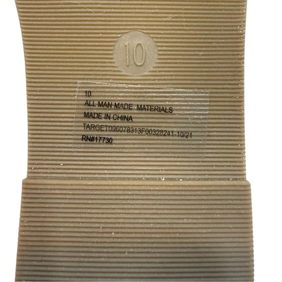 NWOB Universal Thread Strappy Slide Sandal Size 10 - Picture 4 of 4